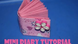 How to make mini diary  Miniature diaries  Simple gift ideas [upl. by Rosa]