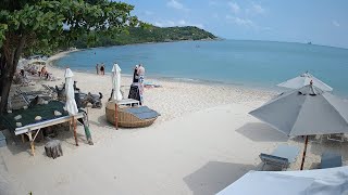 🔴 Bay Beach Resort  Choeng Mon Beach  Koh Samui  Thailand  Live Beach Webcam  2160p 4K [upl. by Nit]