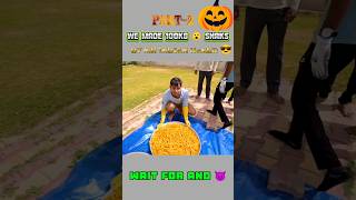 We made 100kg Snacks 💯 on 🥵 hot oil  by Mr Indian haker 🤤 Part2 shorts mrindianhackershorts [upl. by Sorcim]