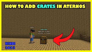 How To Add Crates In Aternos  CratesPlus Reloaded  Mentcrafter [upl. by Adaynek602]