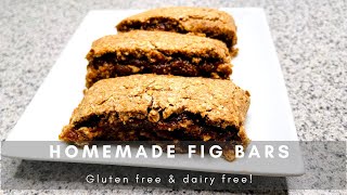 Homemade Fig Bars  Healthy and Delicious Gluten Free [upl. by Lotsyrk867]