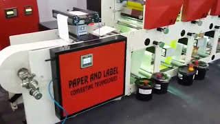 FLEXO LABEL PRINTING MACHINE [upl. by Akkimat]