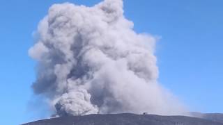 阿蘇山噴火 2020年2月4日 阿蘇山に行った時の様子です♫ [upl. by Ativet]