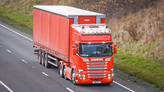 Truck Spotting on the A1 Scotland  69 [upl. by Cornish]