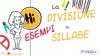 La divisione in sillabe ESEMPI  Classe IIIII [upl. by Eseilana]