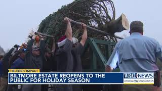 Biltmore Estate reopens to the public for holiday season [upl. by Anrehs]