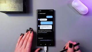 How to Increase Font Size for Text Messages on Samsung S22 Ultr [upl. by Isman]