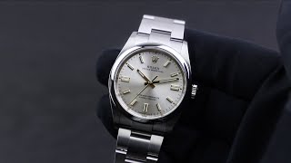 Rolex Oyster Perpetual 36 126000 Silver Dial 2020 Novelty [upl. by Alracal]