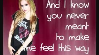 Avril Lavigne Everybody Hurts Lyrics [upl. by Eenad175]