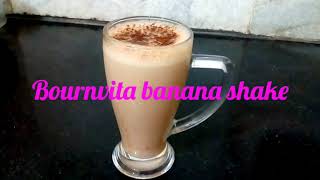 Bournvita banana shake  Bournvita milkshake  milkshake recipe  how to make Bournvita milkshake [upl. by Karwan]