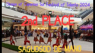 SAGUDSOD DE MANO 🏆2nd PLACE🏆 Division of Camarines Sur Festival of Talents 2024 Buyo Elem School [upl. by Leavitt]