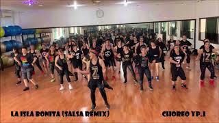 LA ISLA BONITA SALSA REMIX DJ DANIACOSTA  MADONNA  ZUMBA  CHOREO BY YPJ [upl. by Ahtenak]