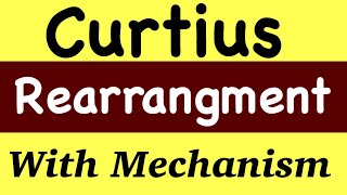 Curtius Rearrangment with Mechanism  Very Easy Method  Chemistry Academy [upl. by Sacks]