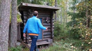 Zweeds boshuisje genieten van de stilte in Zweden [upl. by Gnoh]