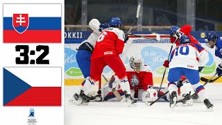 SLOVAKIA VS CZECHIA QUARTERFINALS HIGHLIGHTS IIHF WORLD CHAMPIONSHIP U18 2024 [upl. by Messing671]