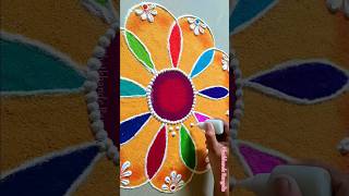 Rangoli using hairband simple rangoli navratri rangoli diwali festival rangoli [upl. by Ennaul]