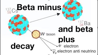 Beta minus and beta plus decay explained from fizzicsorg [upl. by Suiram]