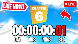 FORTNITE CHAPTER 6 SEASON 1 COUNTDOWN LIVE🔴 247 amp Live Event Countdown [upl. by Aiotal980]