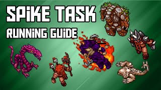 Tibia Outfit Guide 200 Lower Spike Task Running – Cave Explorer Outfit amp Achievement [upl. by Midis]