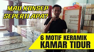 Review 6 Motif Keramik Dinding Kamar Tidur 1 [upl. by Ellehsram]