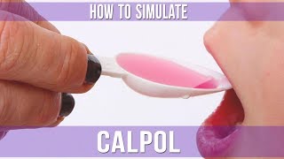 How to make Calpol paracetamol suspension  for simulation [upl. by Llerret]