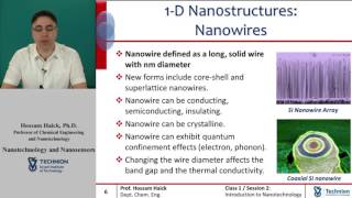 2 Nanostructures 0 D and 1 D [upl. by Rabiah]