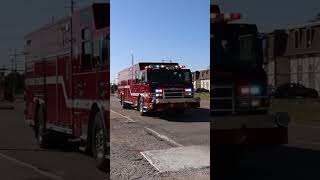 Olathe KS FD Rescue 51 Responding 102817 [upl. by Beaston]