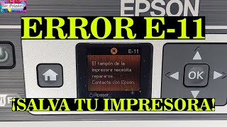 ERROR E11 EN EPSON XP352 ERROR ALMOHADILLAS ERROR TAMPON SOLUCIONADO [upl. by Hendrick]