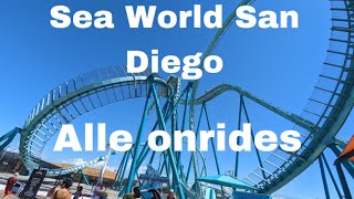 Sea World San Diego all onrides 2024 [upl. by Keyes]