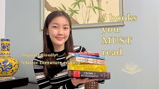 5 classic literature books you MUST read  Austen Kafka Dostoevsky etc  beginner friendly [upl. by Ivor733]