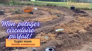 Le potager circulaire parfait pour famille nombreuse 🌱🪴🤩 [upl. by Pris]