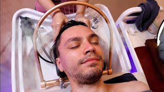 ASMR Professional head SPA  Head neck and face massage [upl. by Asiilanna]