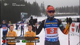 BMW IBU World Cup Single Mixed Relay  Holmenkollen  03032024 [upl. by Mel]