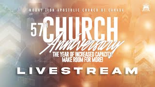 57th Anniversary Service  Saturday January 27th 2024 [upl. by Shimberg]