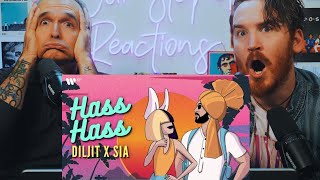 Hass Hass Official Video Diljit X Sia REACTION [upl. by Bess]