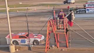 Tyler Moore Racing 46 ProLate Heat Race Silver Bullet Speedway 7272024 [upl. by Lartnom266]