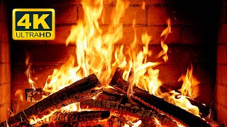 🔥 Cozy Fireplace 4K UHD Fireplace with Crackling Fire Sounds Christmas Fireplace 2024 [upl. by Ardnuhsed751]