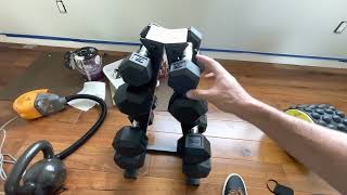 Must Watch Review Of CAP Barbell 150lb Hex Dumbbell Set [upl. by Ormiston]