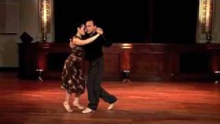 Tango Lesson Giros in HD format Georgina amp Oscar Mandagaran [upl. by Newkirk]