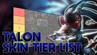 TIER LIST DAS SKINS DO TALON MUITA LÂMINA [upl. by Syd]