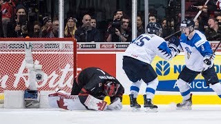 Canada eliminated from World Junior Championship by Finland [upl. by Nlycaj]