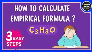 How to calculate Empirical Formula 3 Easy Steps [upl. by Longley932]