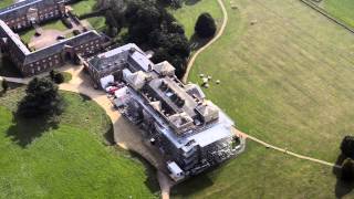 The scaffold around Croome Court [upl. by Anivek550]