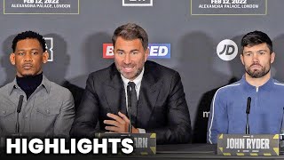 HIGHLIGHTS • Daniel Jacobs vs John Ryder • FINAL PRESS CONFERENCE  Matchroom Boxing [upl. by Haven661]