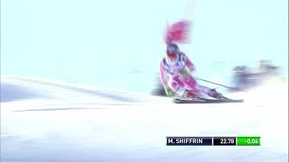 Mikaela Shiffrin  Sestriere Giant Slalom Run 1 [upl. by Jo746]