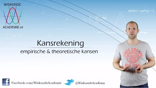 Wat zijn empirische en theoretische kansen vwo A  WiskundeAcademie [upl. by Yblek46]