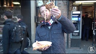 Barstool Pizza Review  The Original Joes Pizza Greenwich Village [upl. by Ahidam]