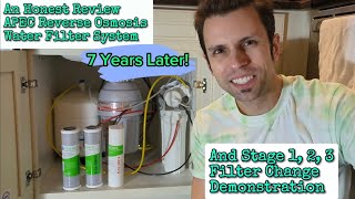 Honest Review  APEC Reverse Osmosis Essence Drinking Water Filter System and Change ROES50 GPD [upl. by Aronoff]