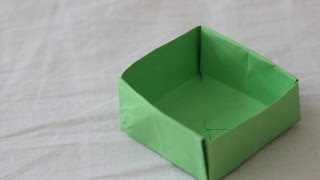 Origami easy box [upl. by Yoj]