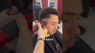 Corte americano em 1 Min 🎯 barbearia barbeiro corteamericano taperfade barber [upl. by Airotna]